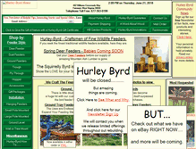 Tablet Screenshot of hurleybyrd.com